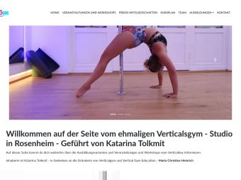 Screenshot von https://verticalsgym.com