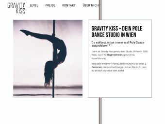 Screenshot von https://gravitykiss.com