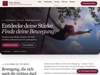 Screenshot von https://puremoves.at